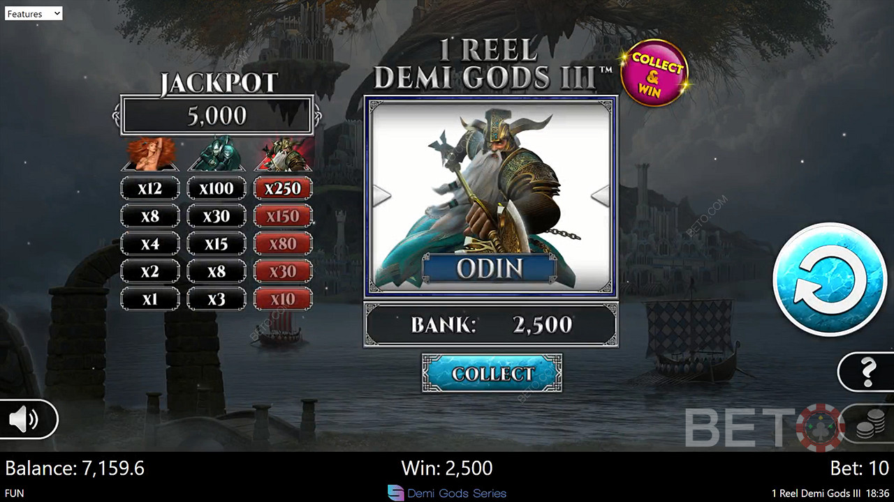 1 Reel Demi Gods III Jeu Gratuit