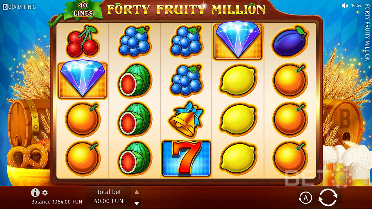 Forty Fruity Million Jeu Gratuit
