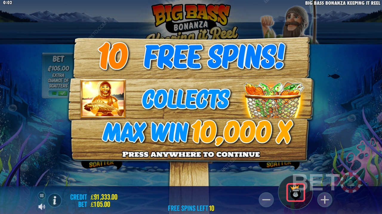 Les bonus expliqués dans Big Bass - Keeping it Reel par Reel Kingdom