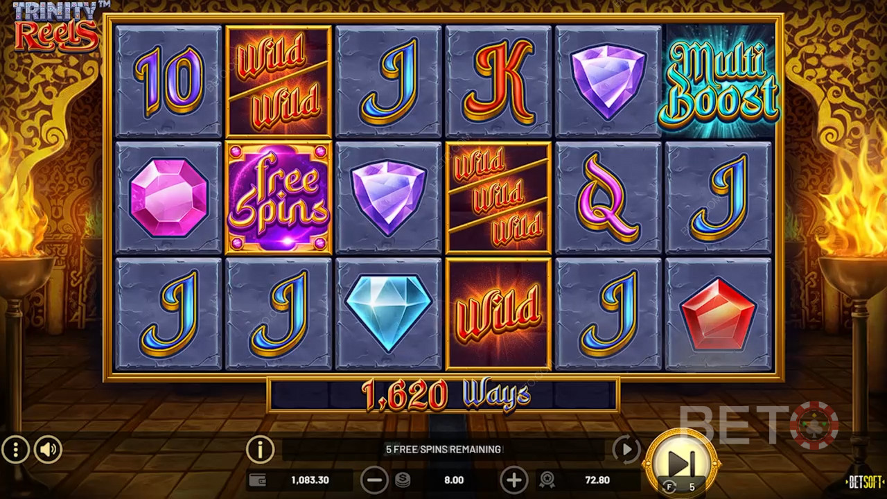 Trinity Reels Revue par BETO Slots