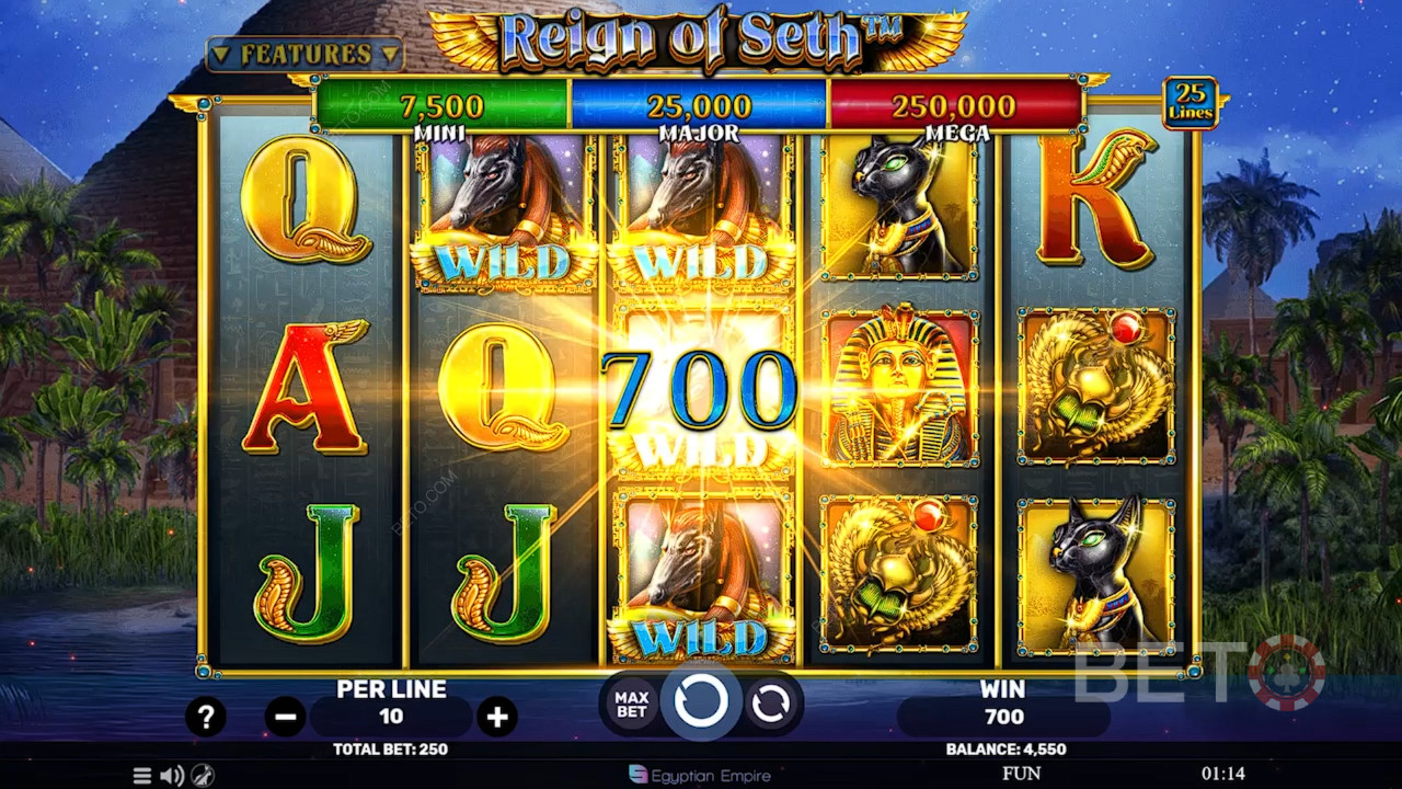 Reign of Seth Revue par BETO Slots