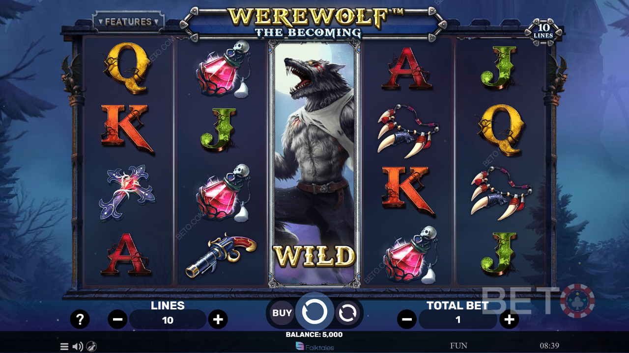 Werewolf - The Becoming Revue par BETO Slots