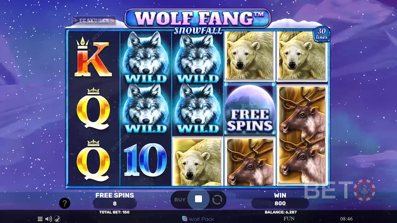 Wolf Fang Snowfall Critique de BETO Slots