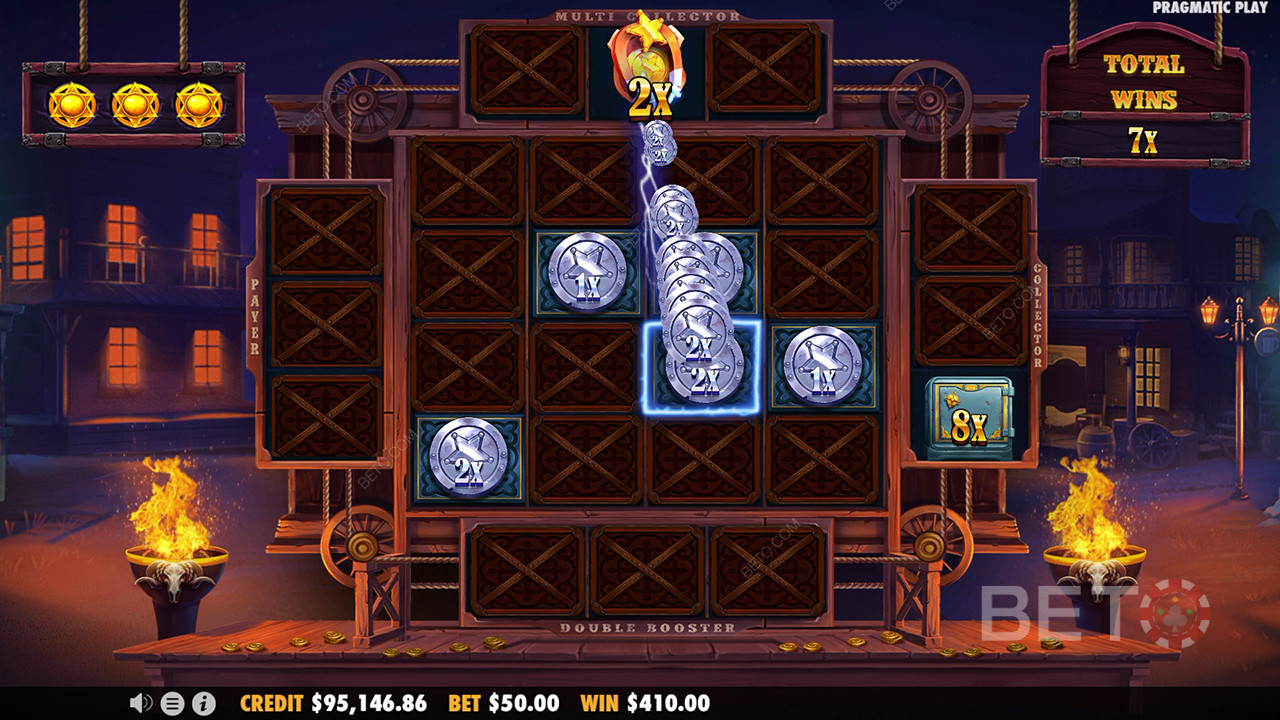 Les fonctions bonus expliquées dans Cowboy Coins par Pragmatic Play