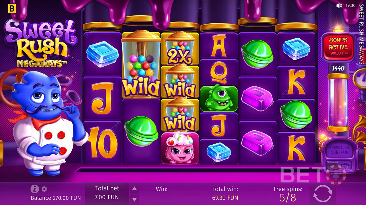 Sweet Rush Megaways Jeu Gratuit