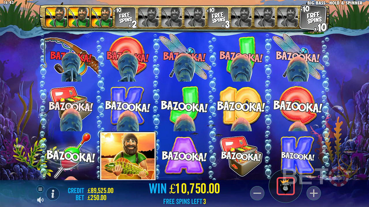 Big Bass Bonanza Hold and Spinner Jeu Gratuit