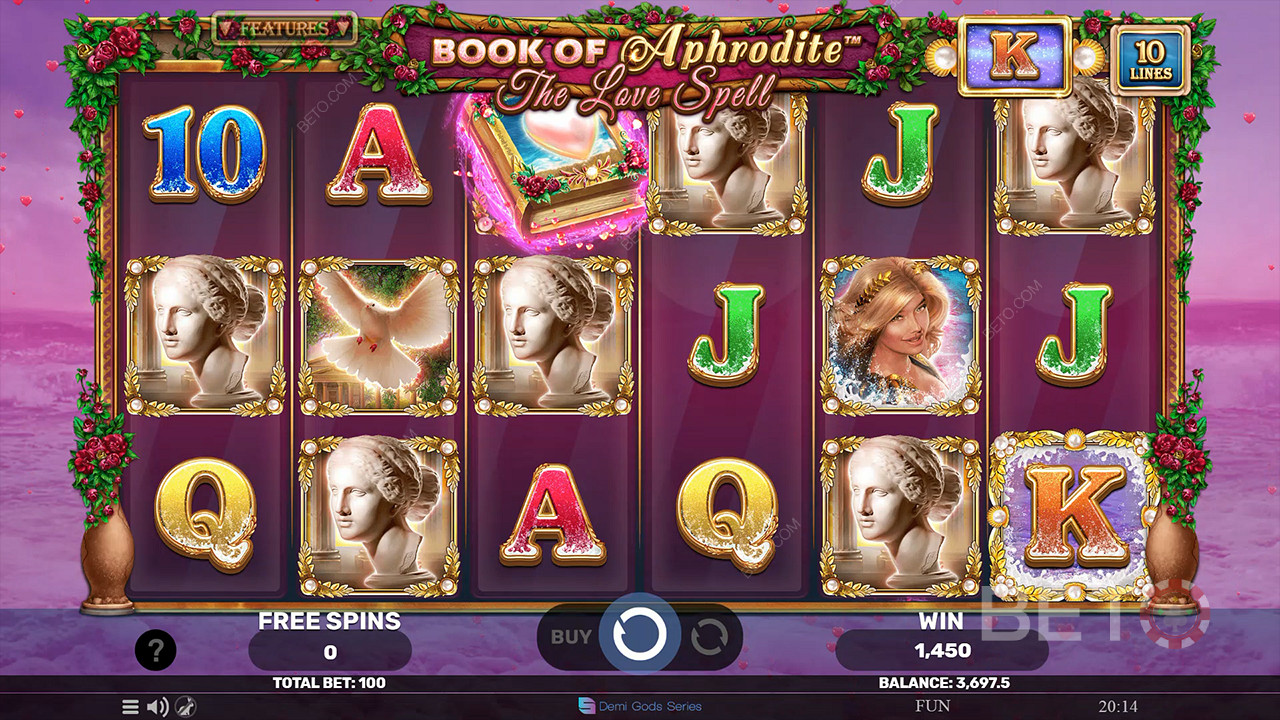 Book Of Aphrodite - The Love Spell Jeu Gratuit