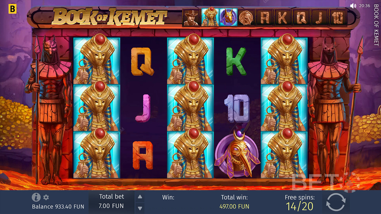 Book of Kemet Revue par BETO Slots