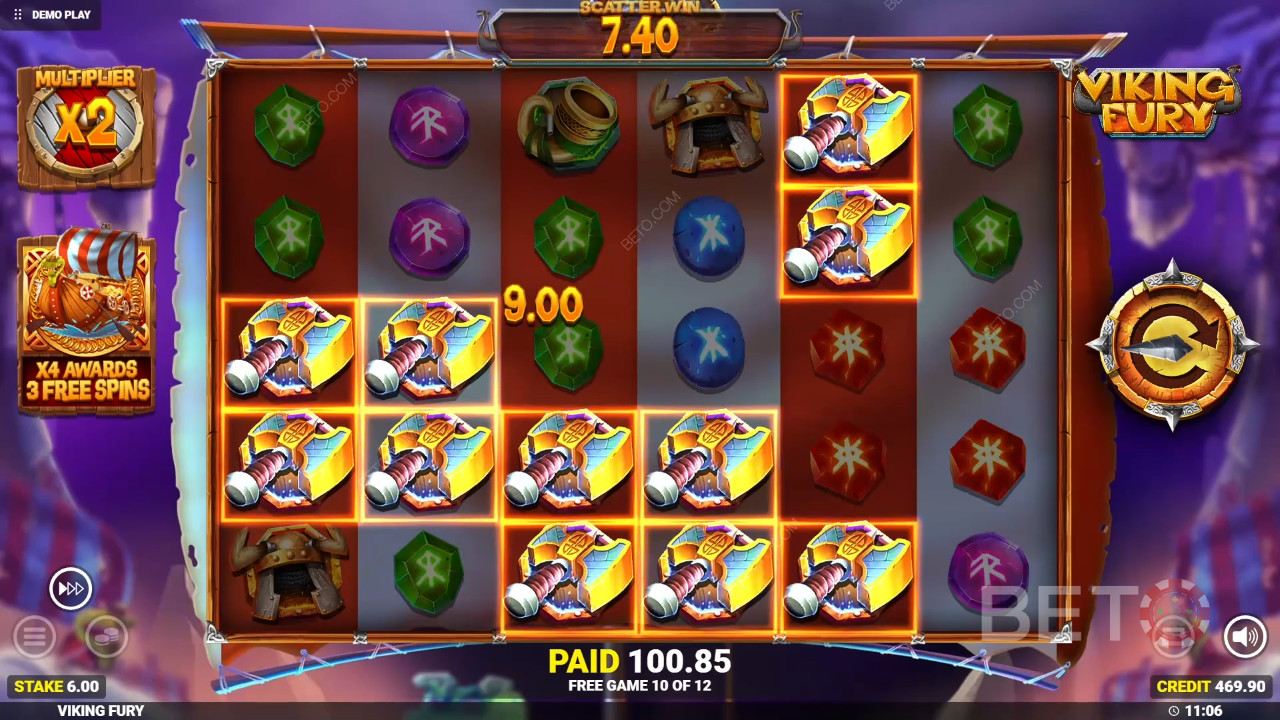 Gagnez 10 000 fois votre mise dans la machine à sous en ligne Viking Fury Spinfinity!