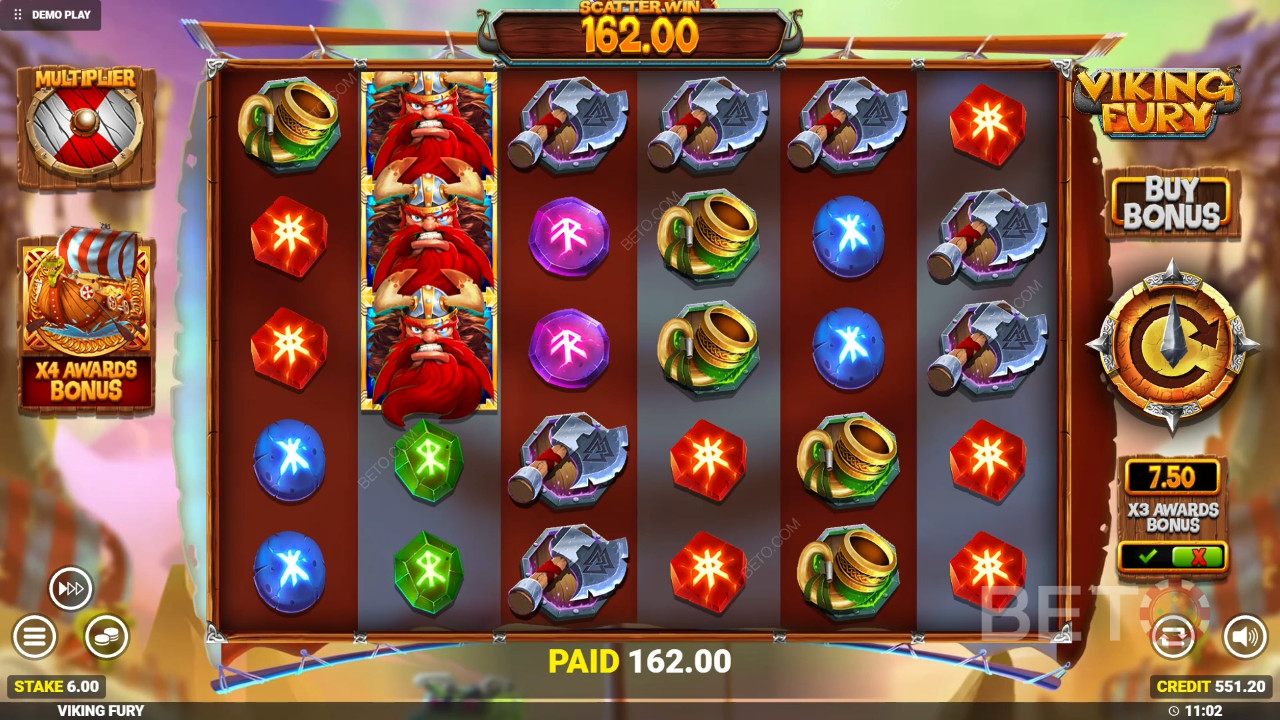 Viking Fury Spinfinity Revue par BETO Slots