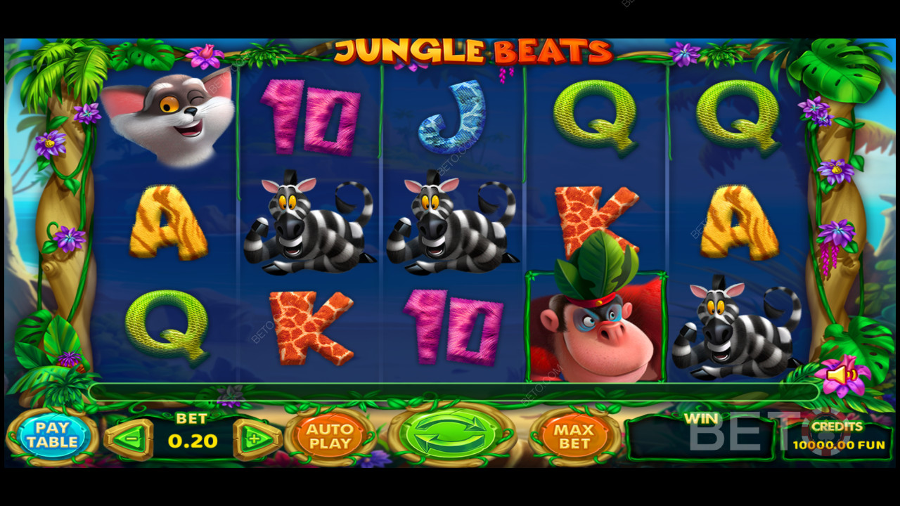 Jungle Beats Revue par BETO Slots