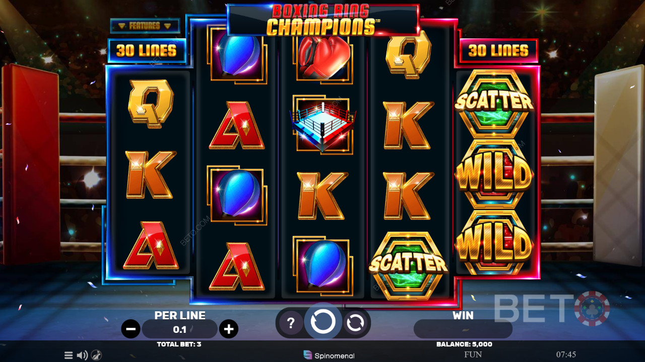 Boxing Ring Champions Revue par BETO Slots