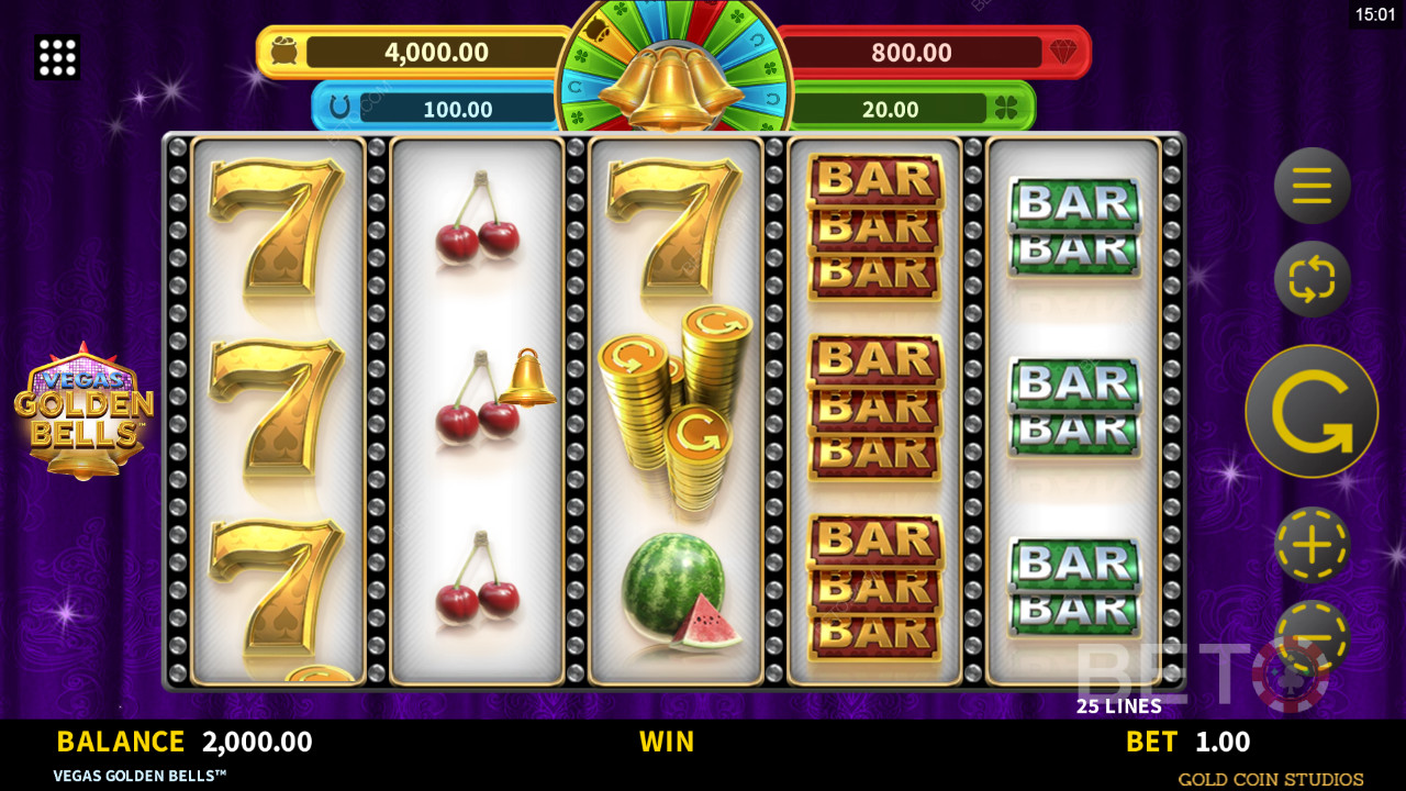 Vegas Golden Bells Revue par BETO Slots