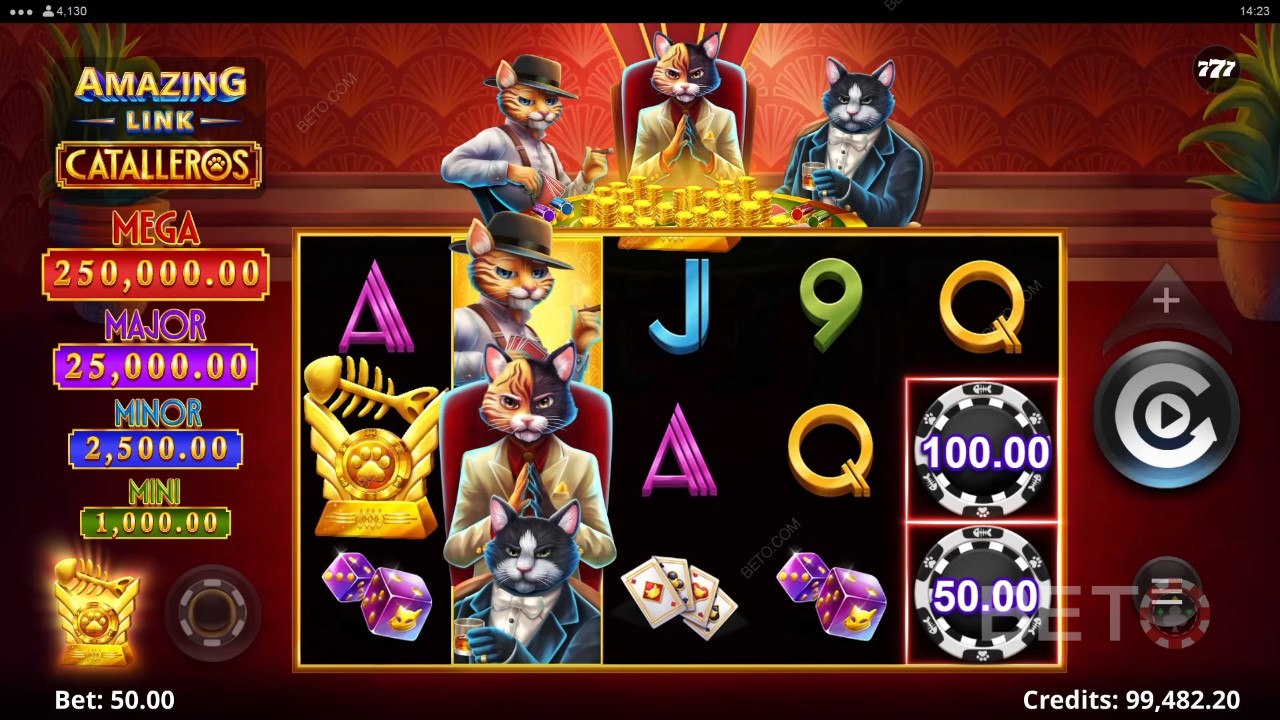 Amazing Link Catalleros Critique de BETO Slots