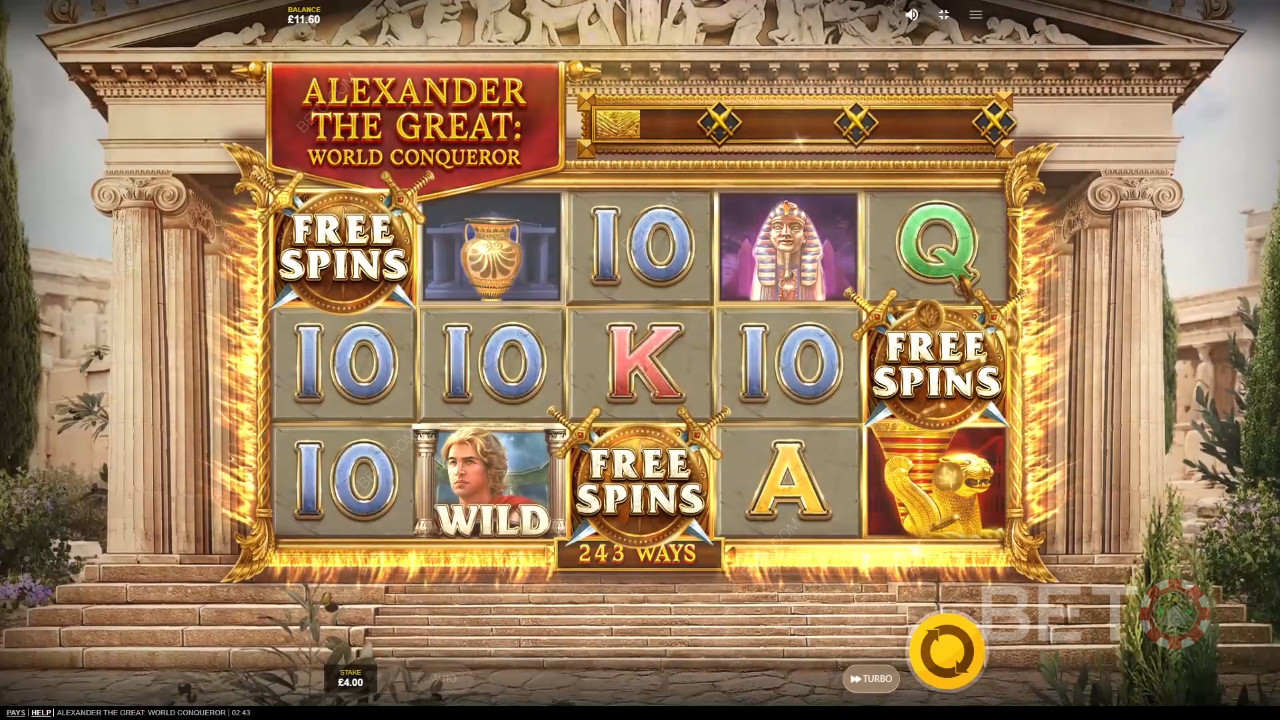 Alexander The Great World Conqueror Revue par BETO Slots