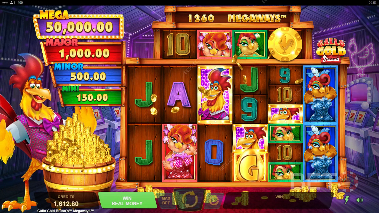 Gallo Gold Bruno's Megaways Jeu Gratuit