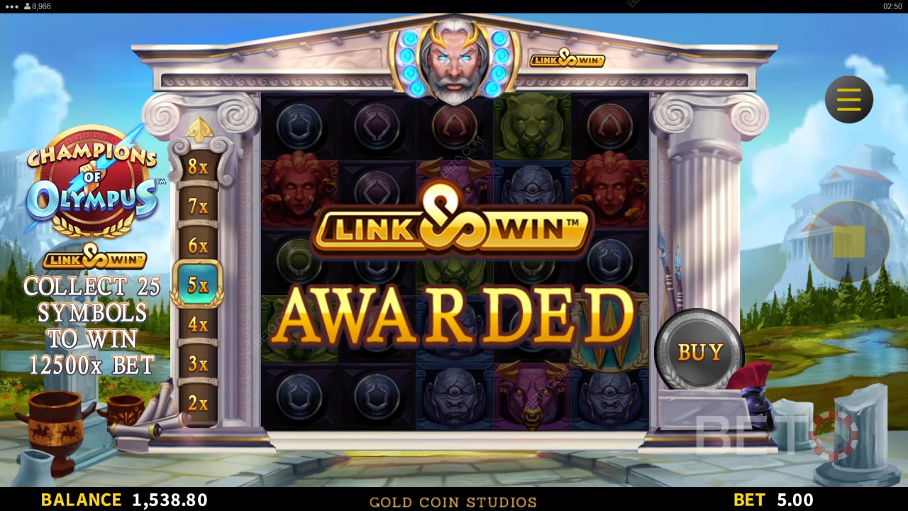 Champions of Olympus Critique de BETO Slots