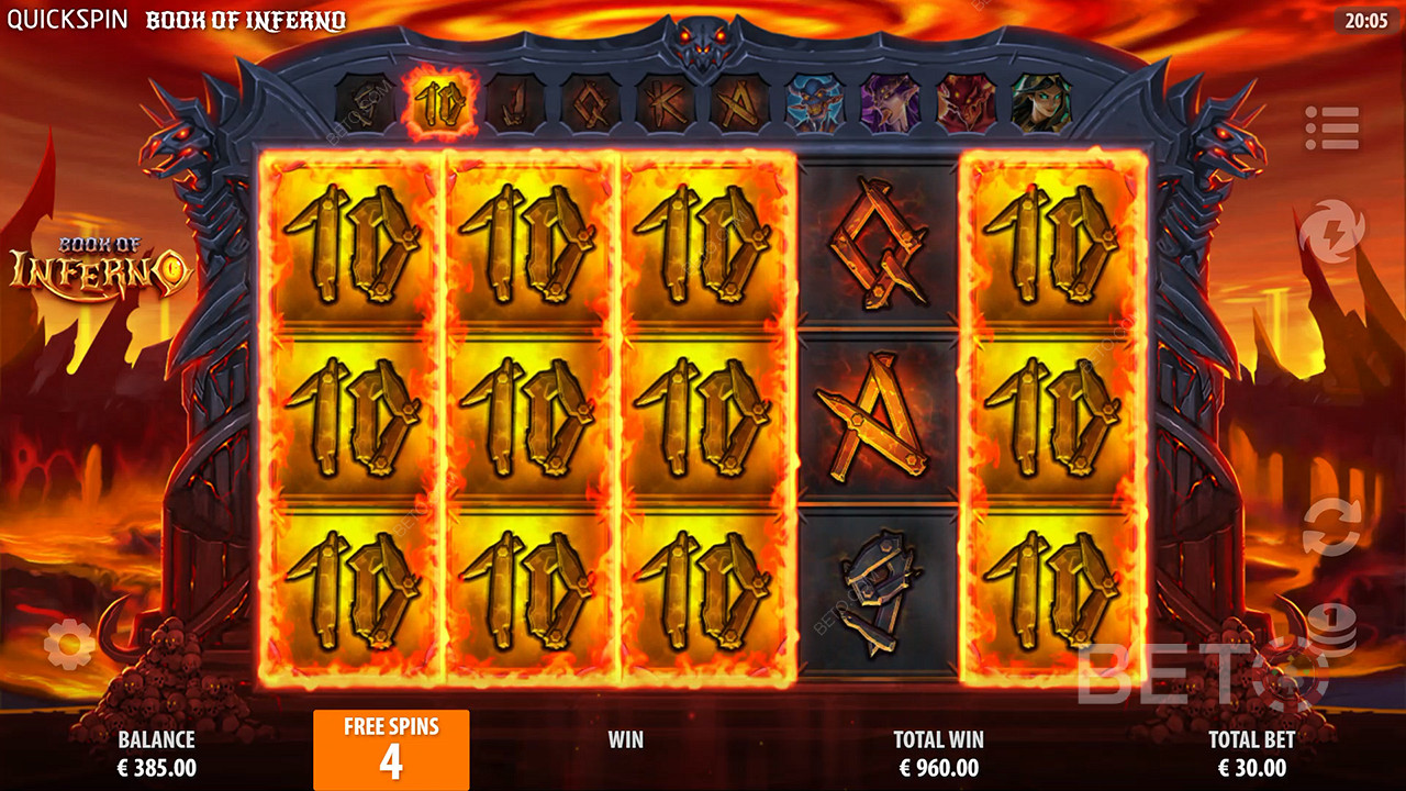 Book of Inferno Critique de BETO Slots