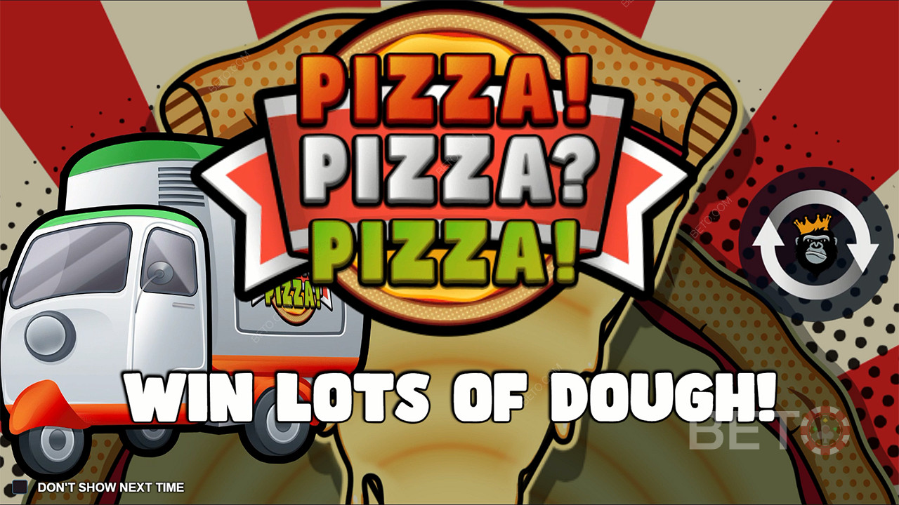 Obtenez un gain maximum de plus de 7 000 fois votre mise dans le jeu Pizza! Pizza? Pizza!