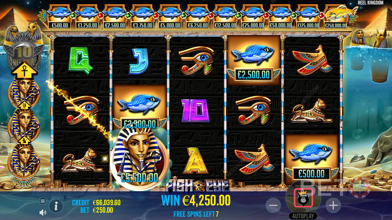 Fish Eye Critique de BETO Slots