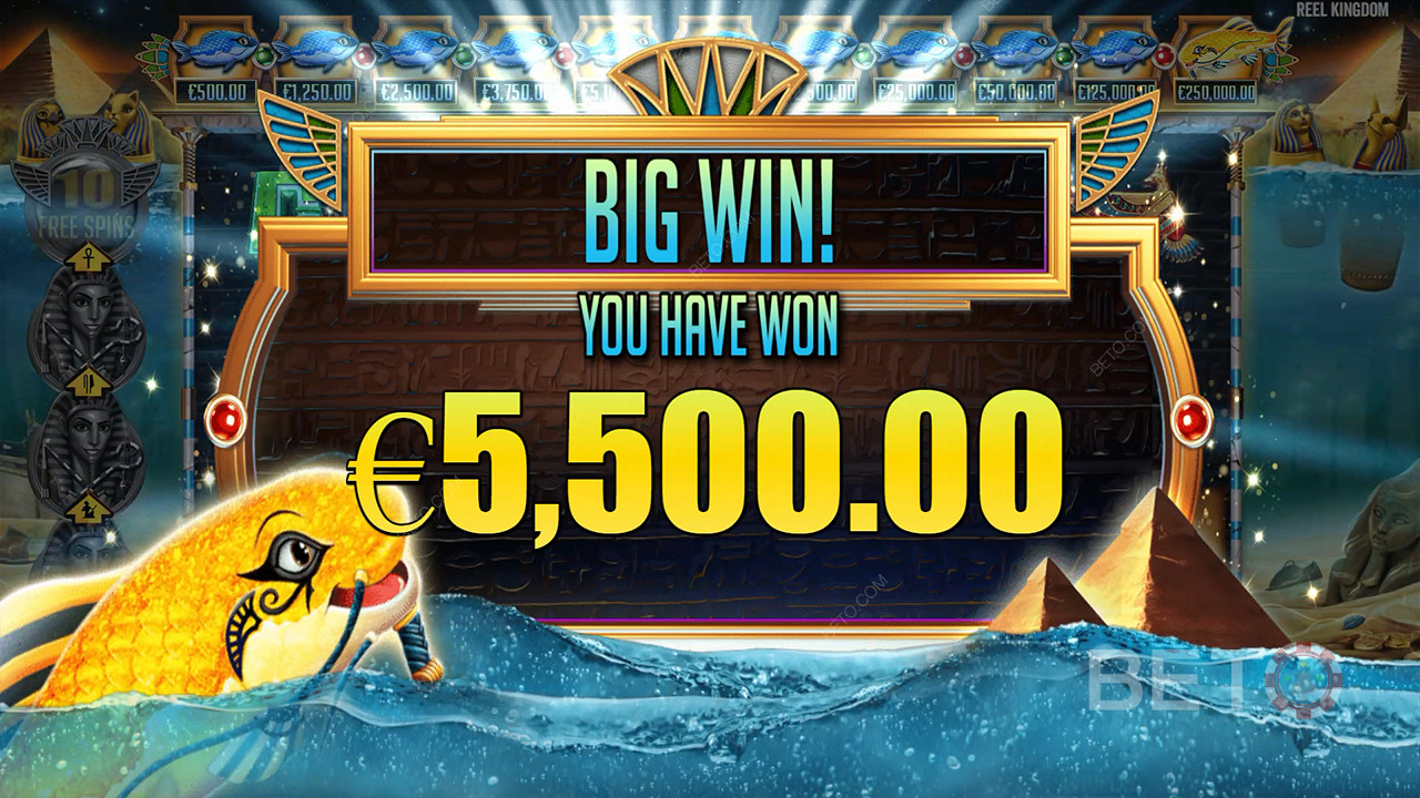 Gagnez 10 000x votre mise dans la machine à sous Fish Eye en ligne!
