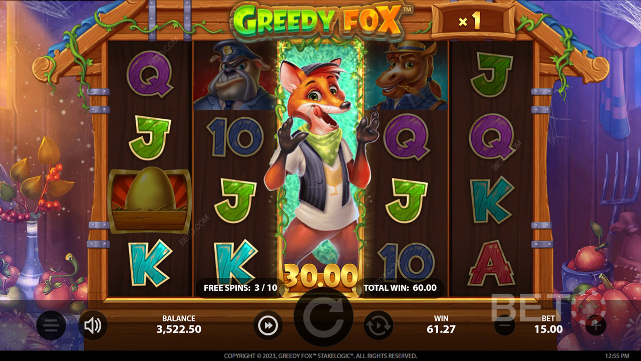 Greedy Fox Revue par BETO Slots