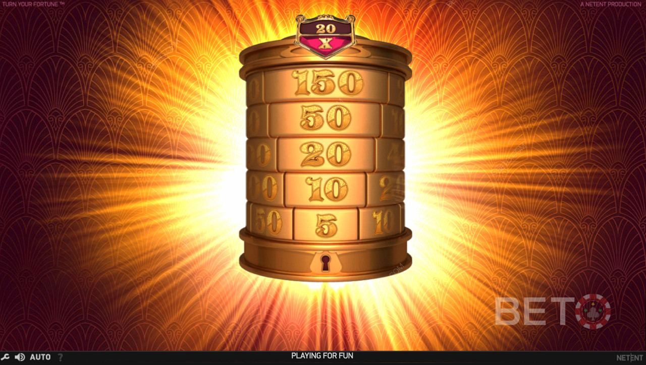 La signature Golden Win Cylinder dans Turn Your Fortune
