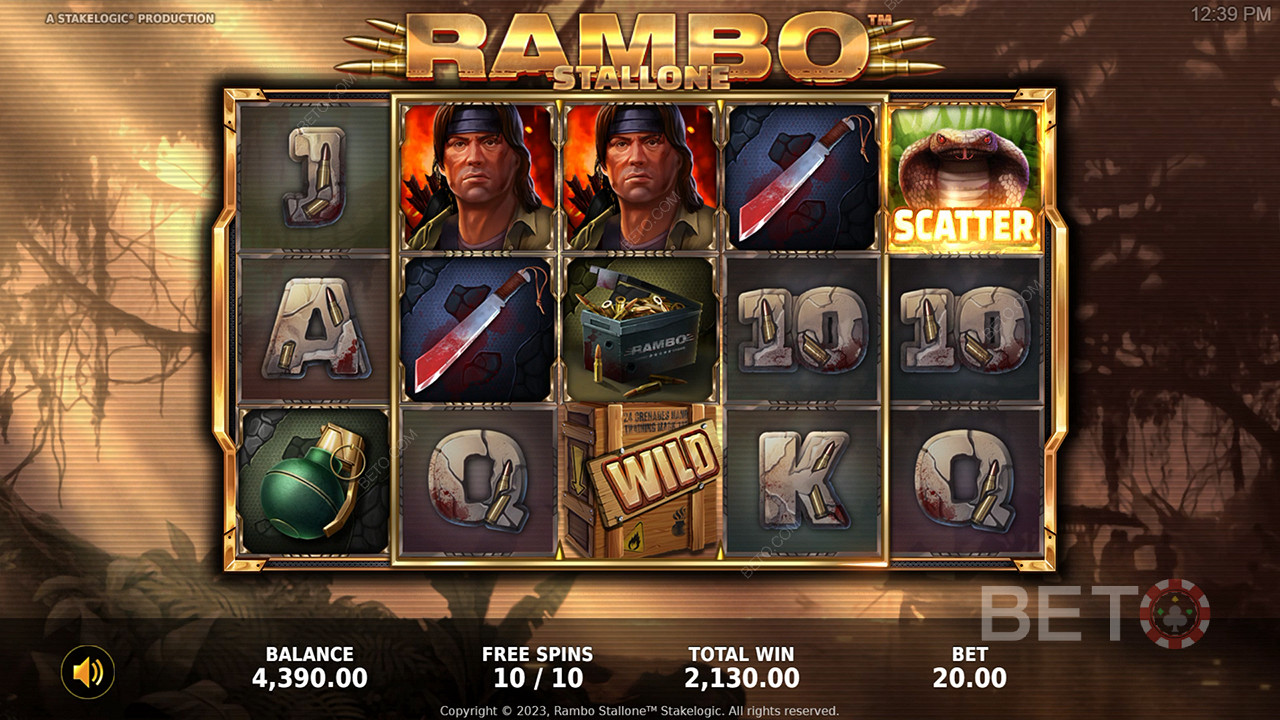 Rambo (StakeLogic)  Jeu Gratuit