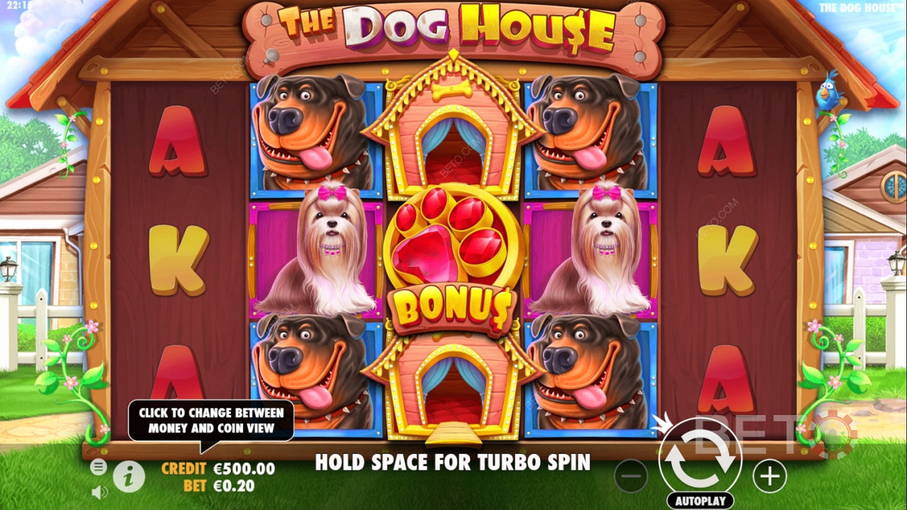 Bonus spécial dans les machines à sous The Dog House