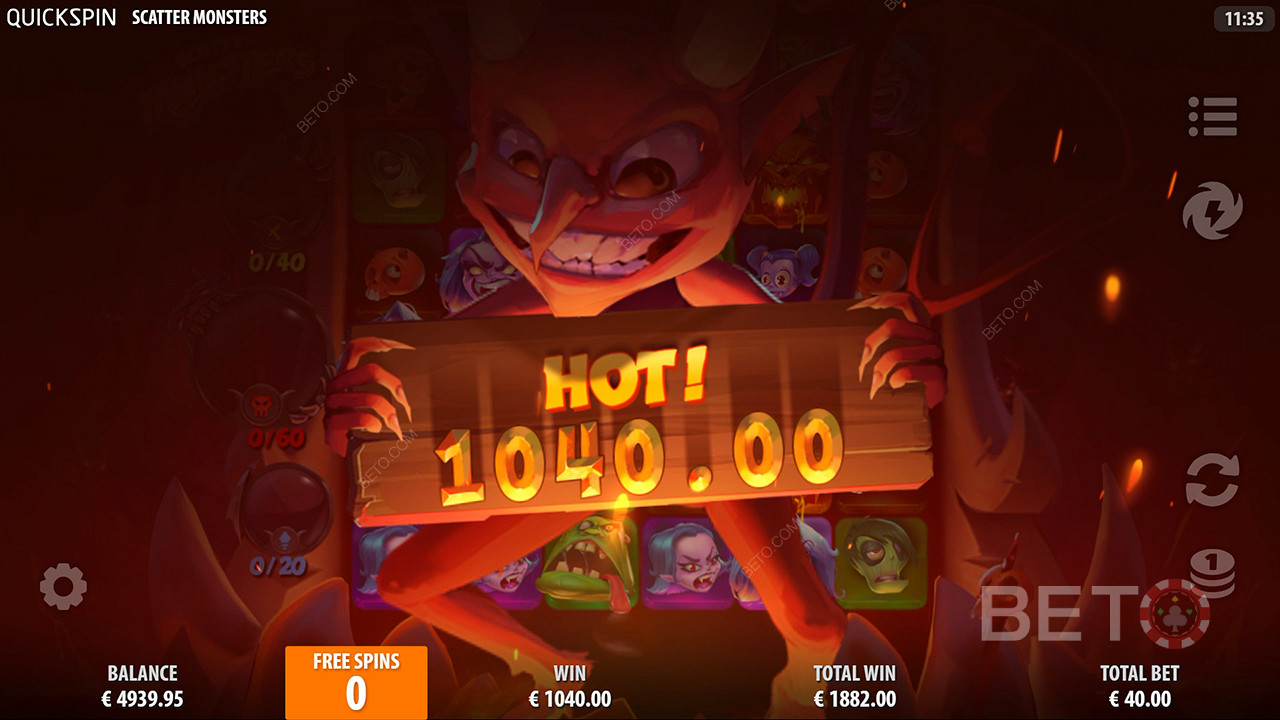 Scatter Monsters Jeu Gratuit