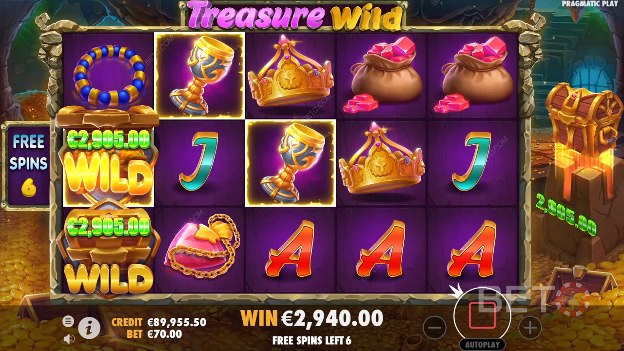 Treasure Wild Critique de BETO Slots