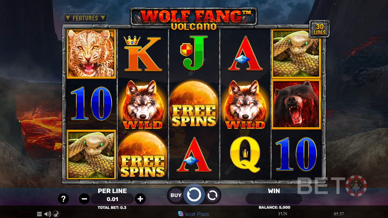 Wolf Fang - Volcano Jeu Gratuit