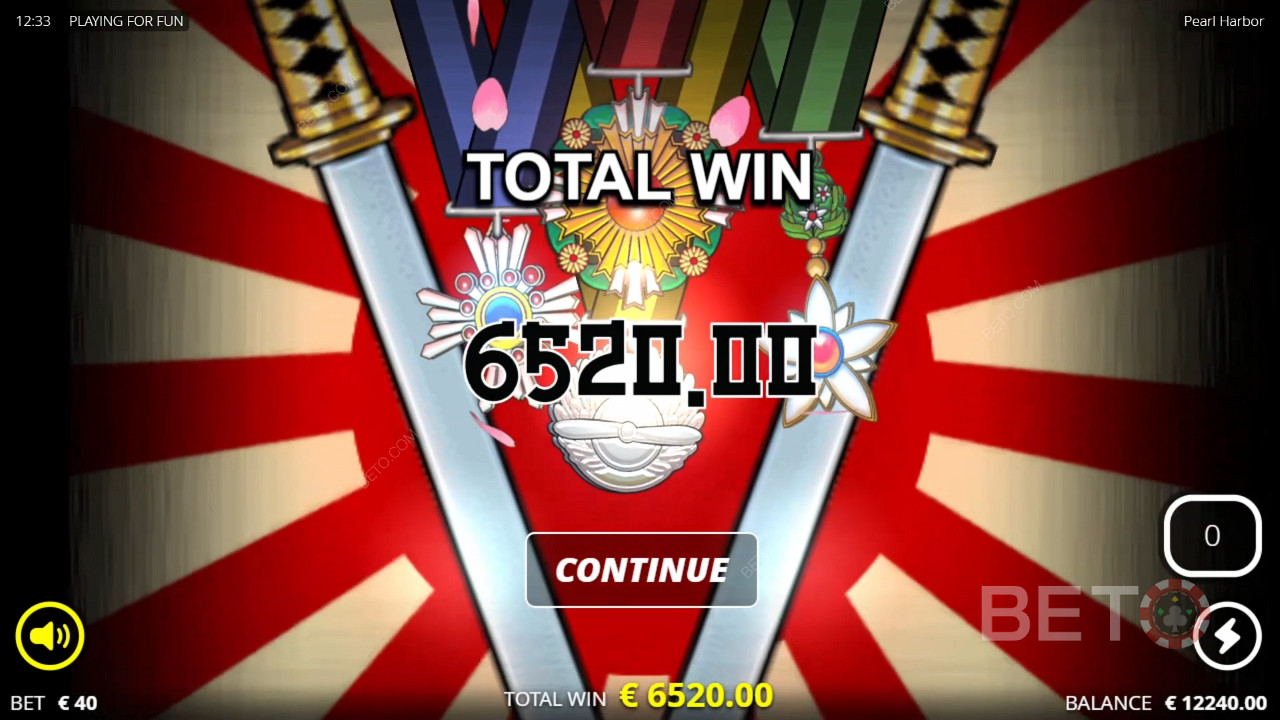 Gagnez 41 127x votre mise dans la machine à sous Pearl Harbor!
