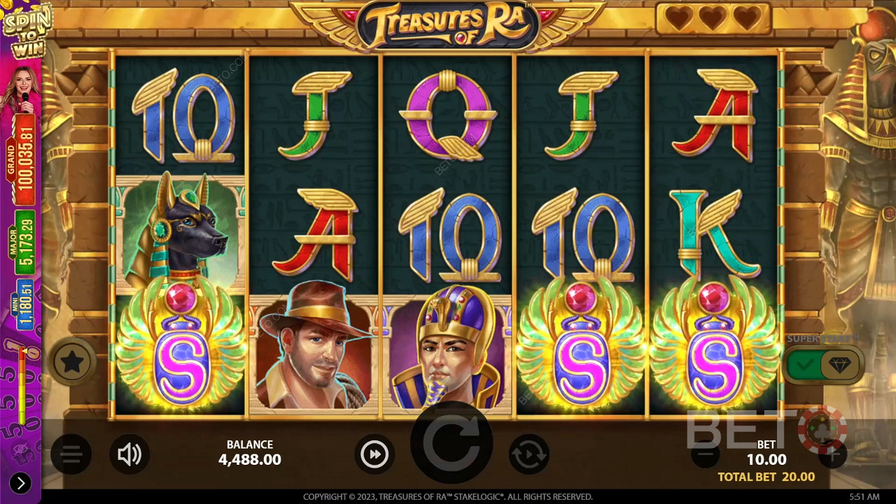 Treasures of Ra Jeu Gratuit