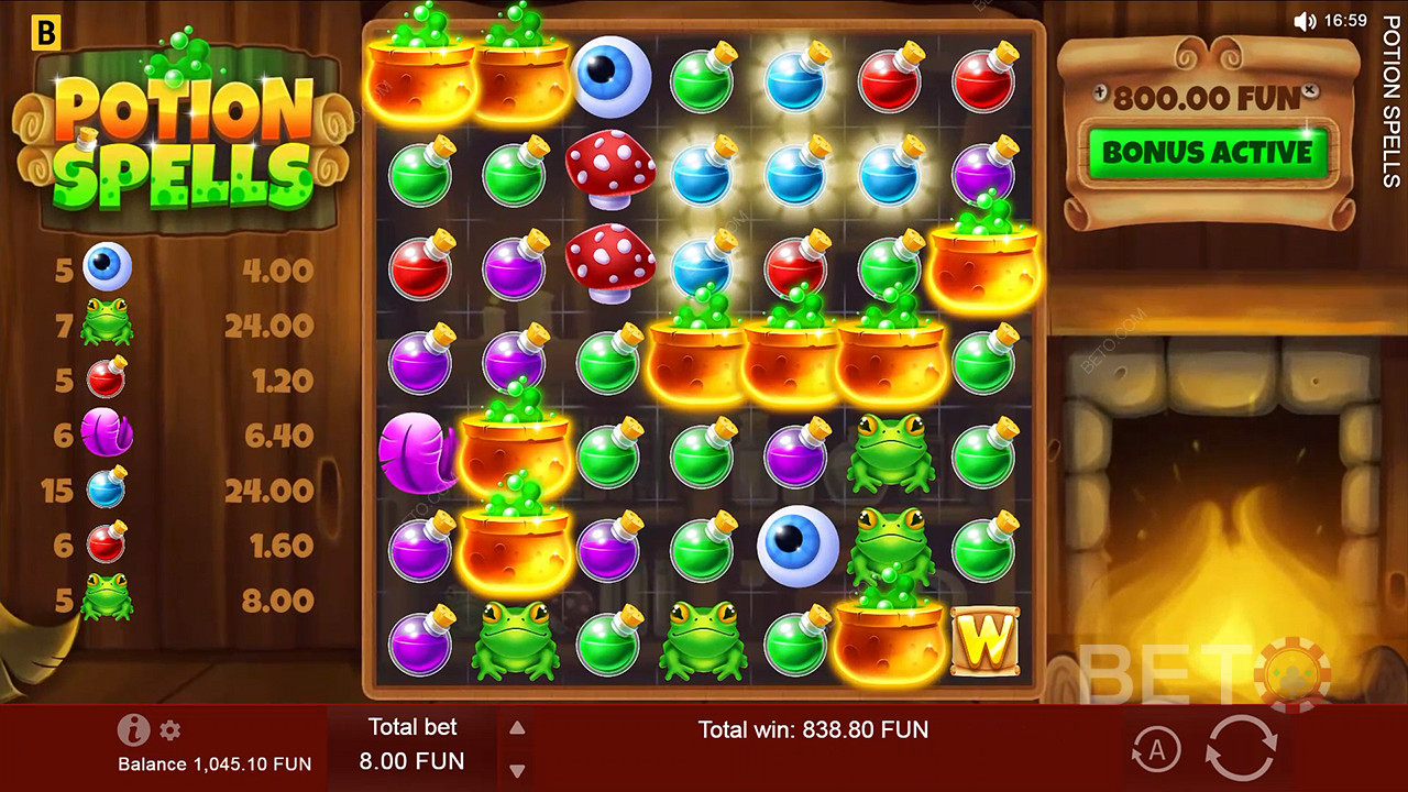 Potion Spells Jeu Gratuit