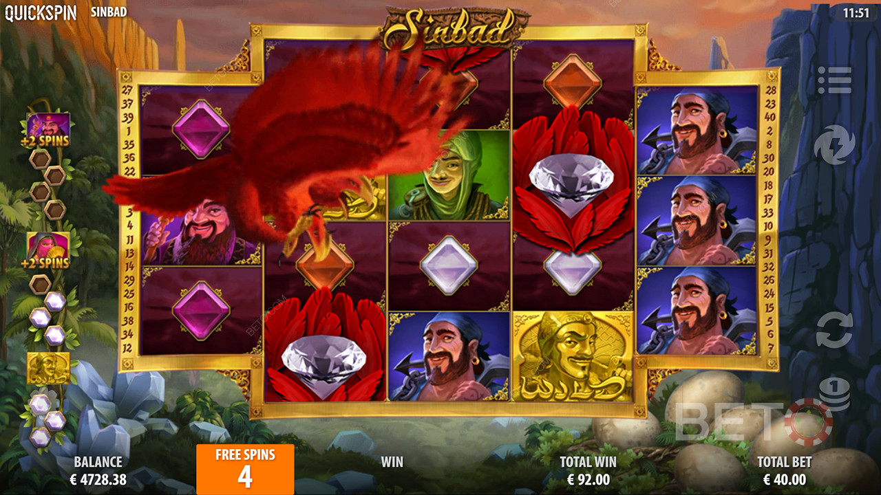 Sinbad Critique par BETO Slots