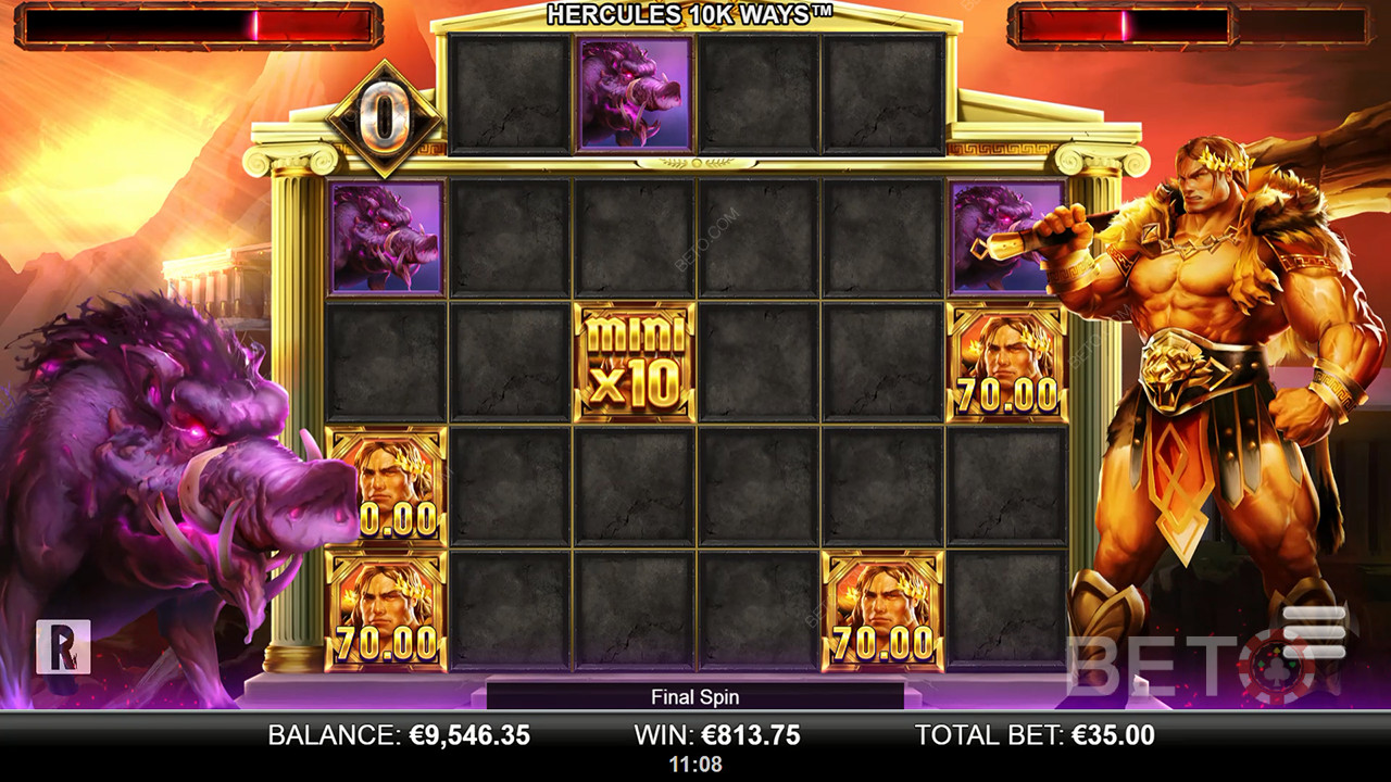 Hercules 10K WAYS Revue par BETO Slots