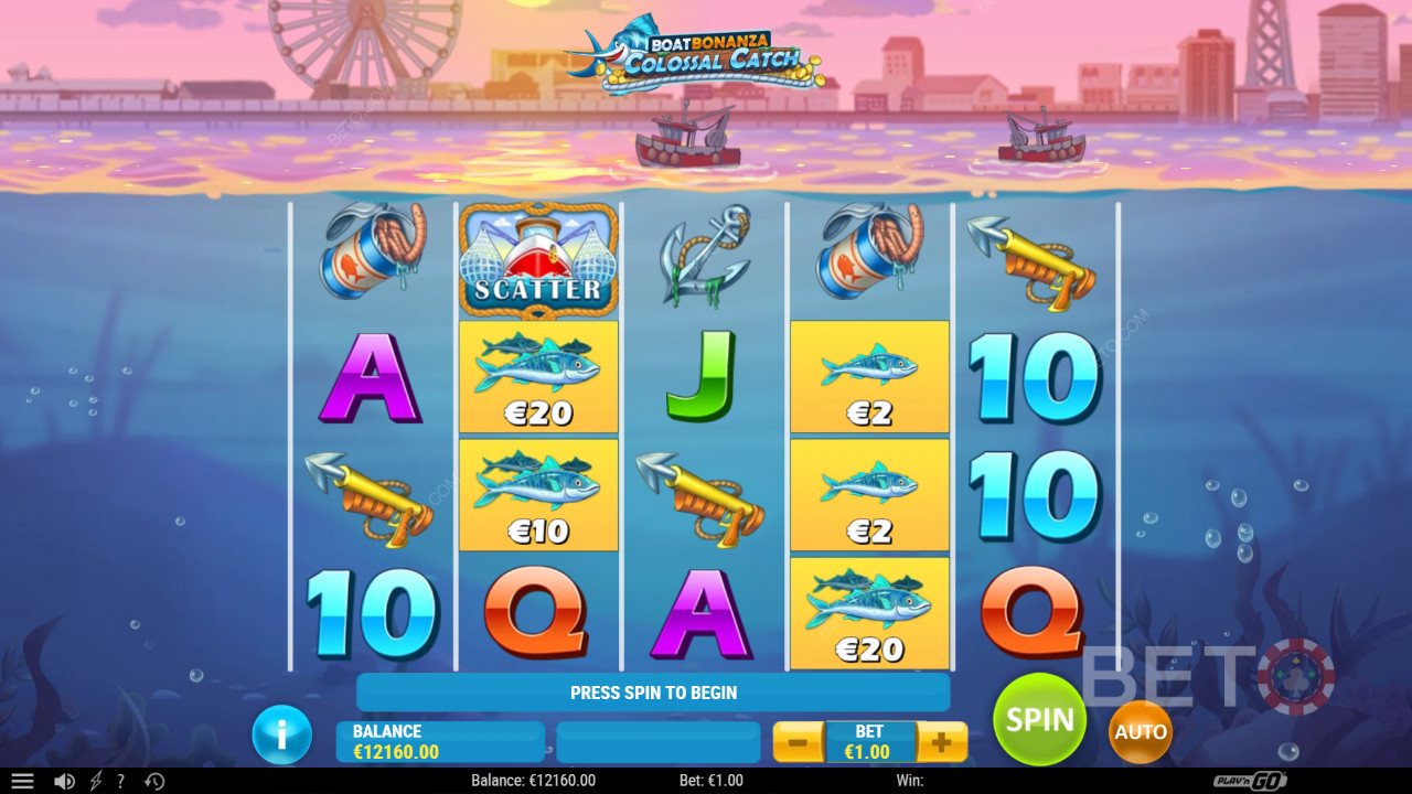 Boat Bonanza Colossal Catch Revue par BETO Slots