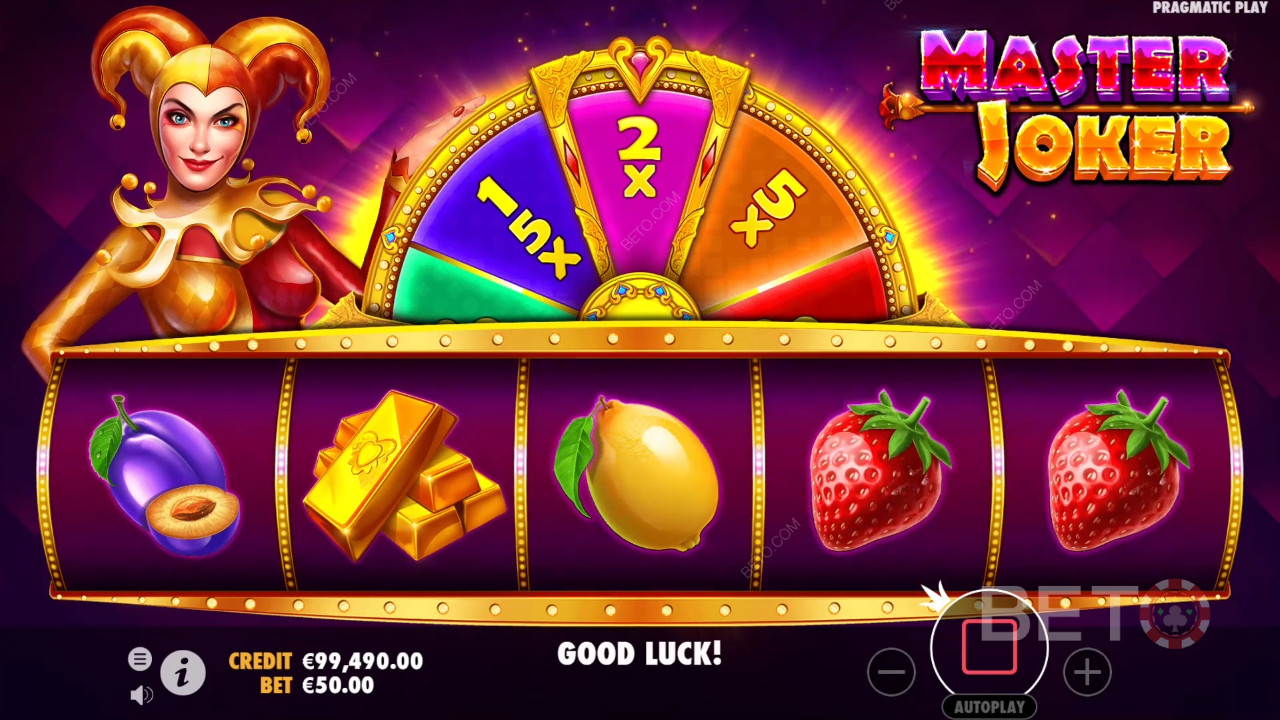 Les bonus expliqués dans Master Joker par Pragmatic Play