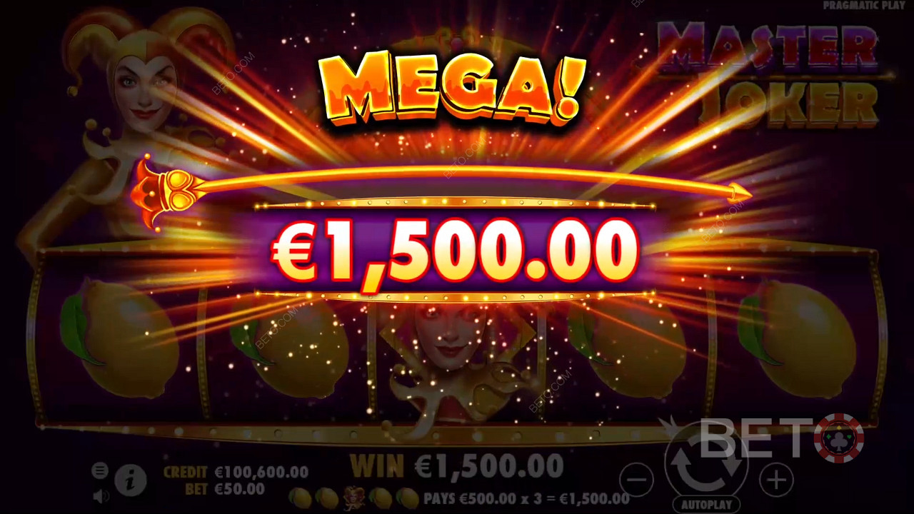 Gagnez 10 000x votre mise dans la machine à sous Master Joker!