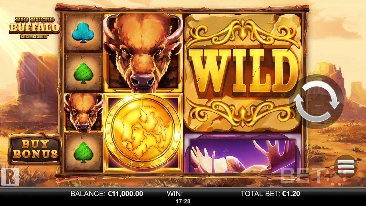 Big Bucks Buffalo Gigablox Jeu Gratuit