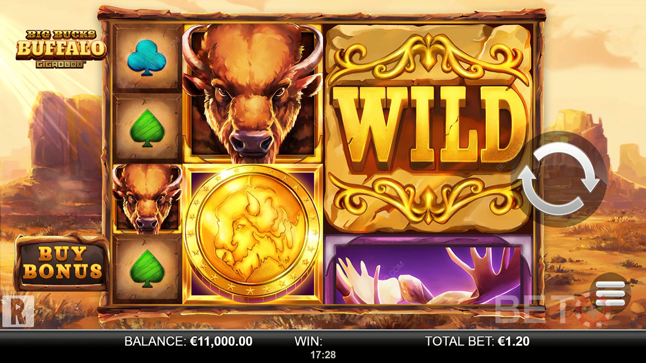 Big Bucks Buffalo Gigablox Revue par BETO Slots