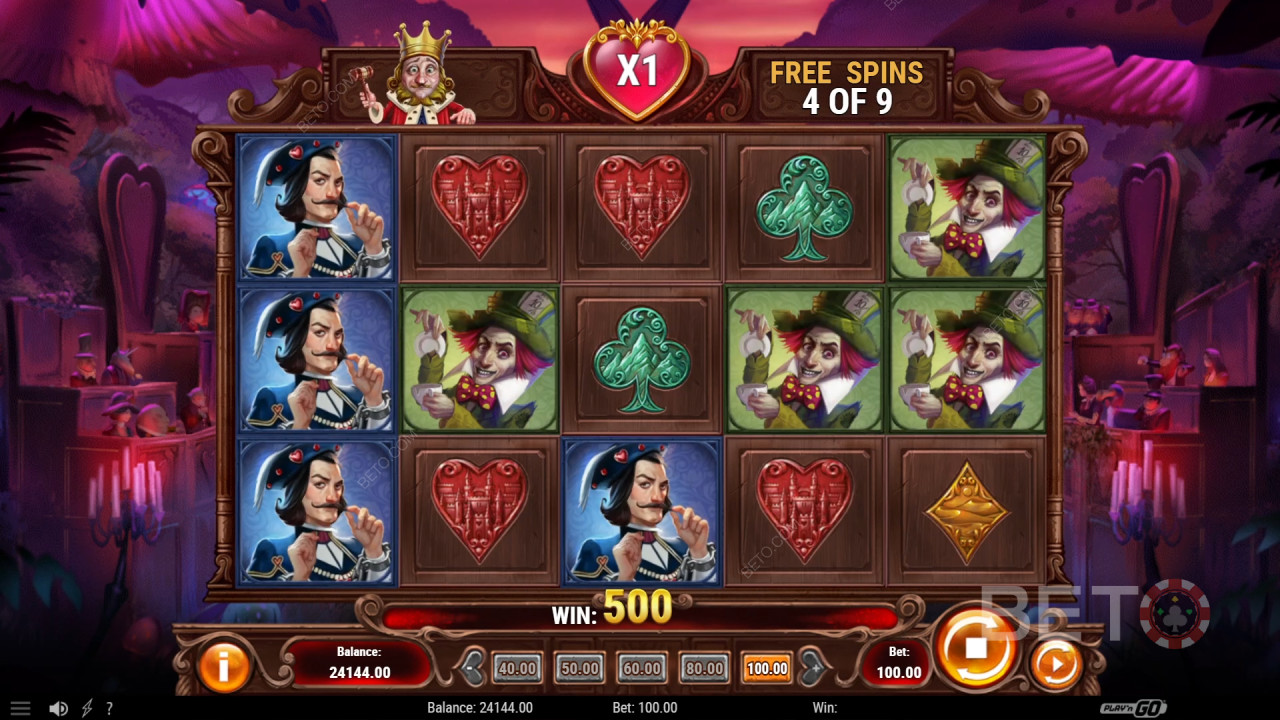 Court of Hearts Critique de BETO Slots
