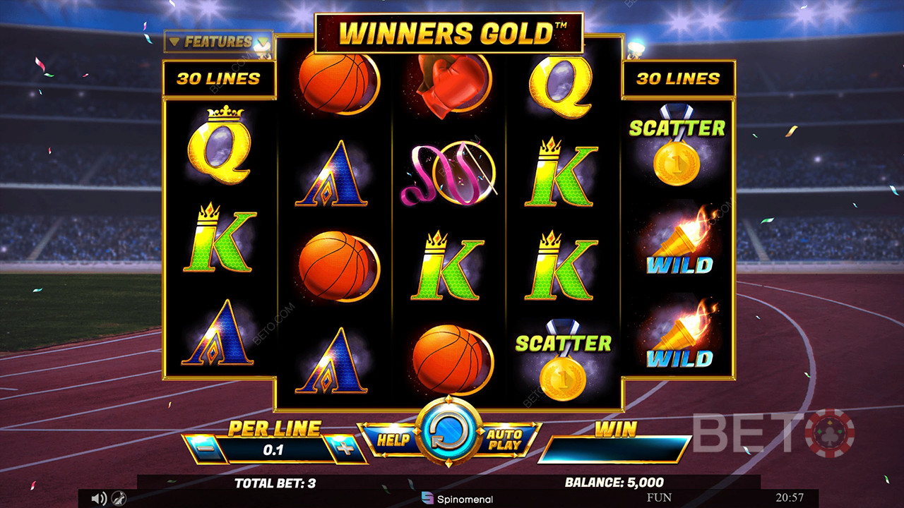 Winners Gold Revue par BETO Slots