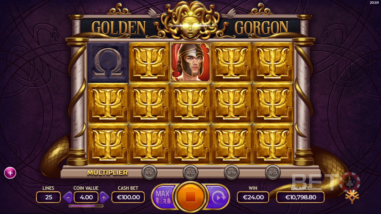 Golden Gorgon Revue par BETO Slots