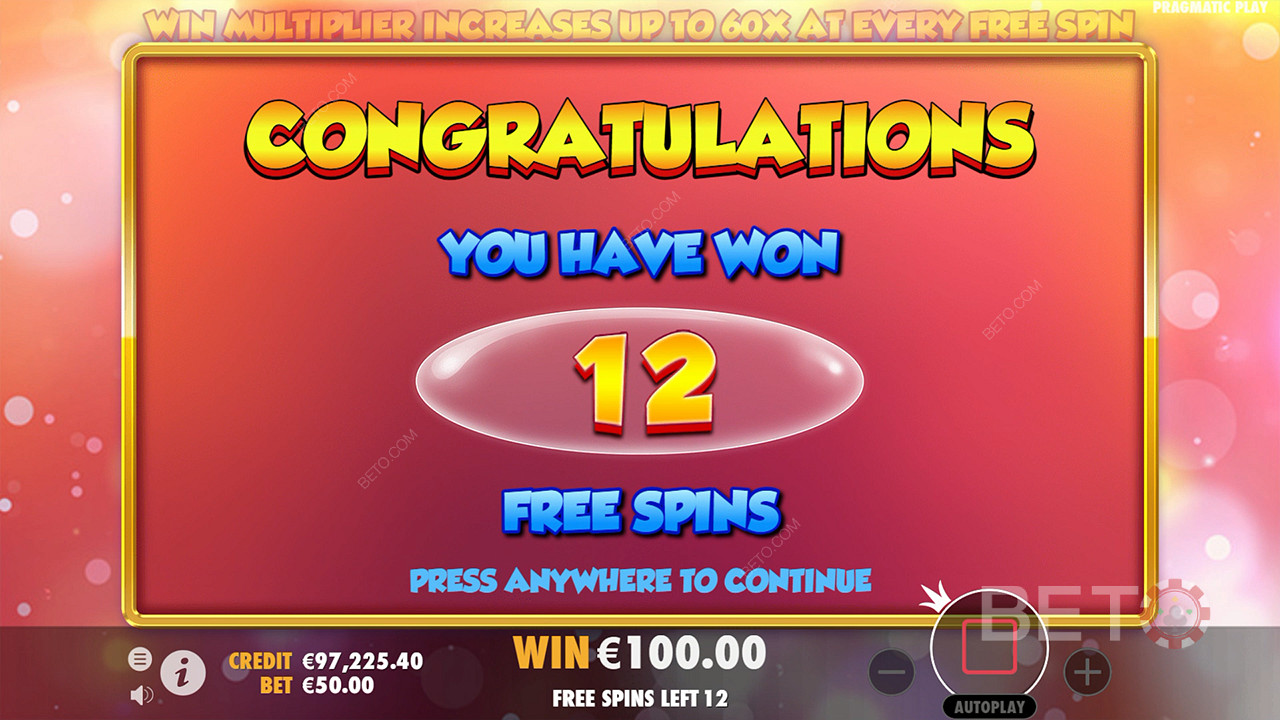 Gagnez 60 000 fois votre mise dans la machine à sous Extra Juicy!