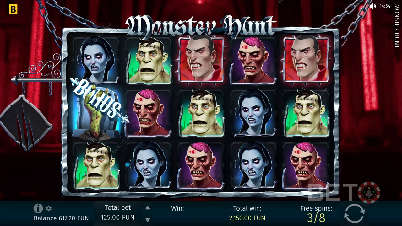 Monster Hunt Critique de BETO Slots