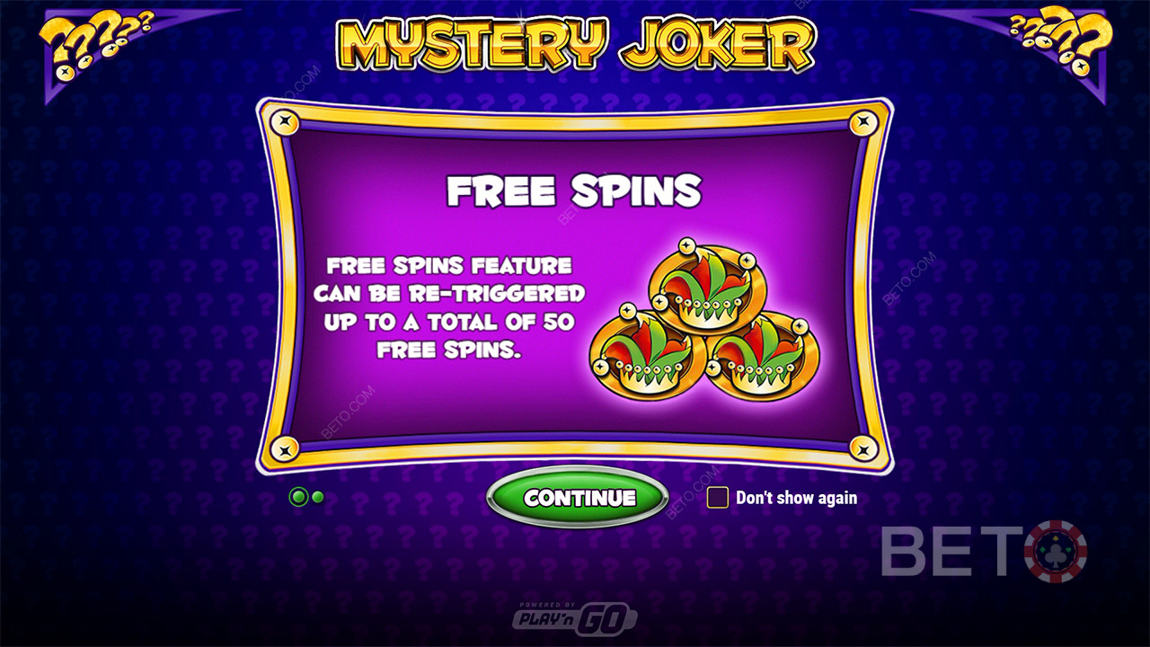 Les bonus expliqués dans Mystery Joker par Play