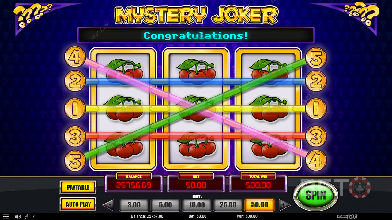 Mystery Joker Critique de BETO Slots