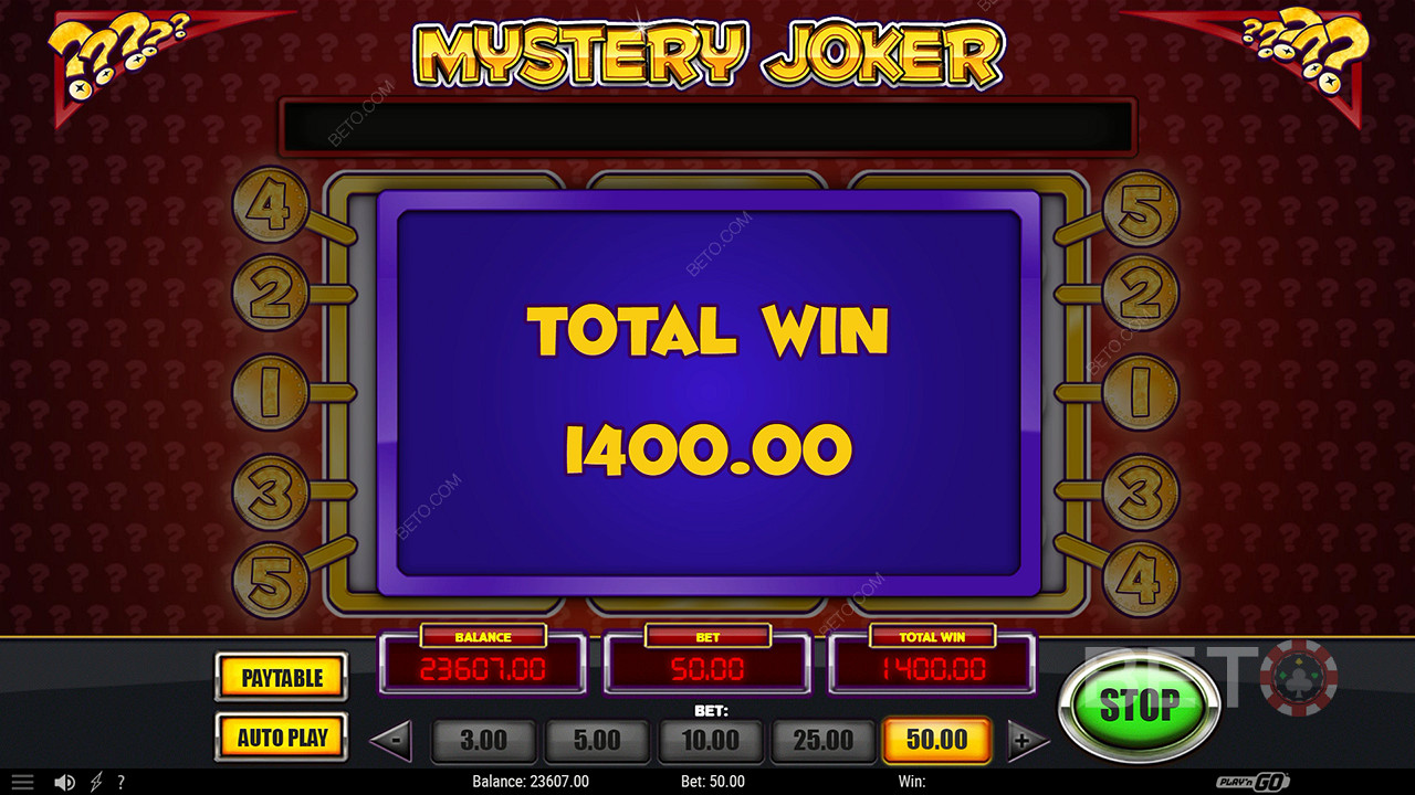 Gagnez 6 020x votre mise dans la machine à sous vidéo Mystery Joker!